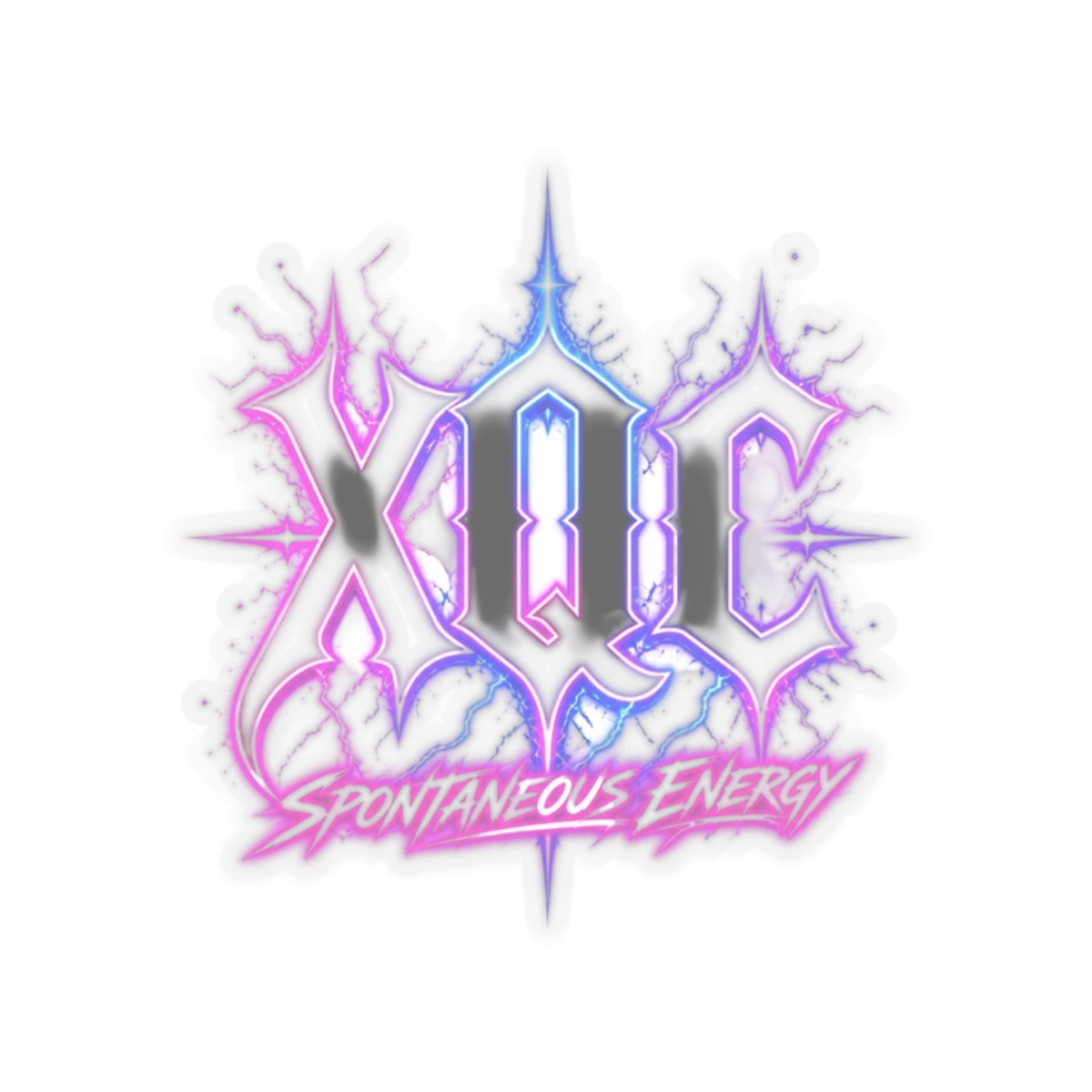 xQc "Spontaneous Energy" Sticker