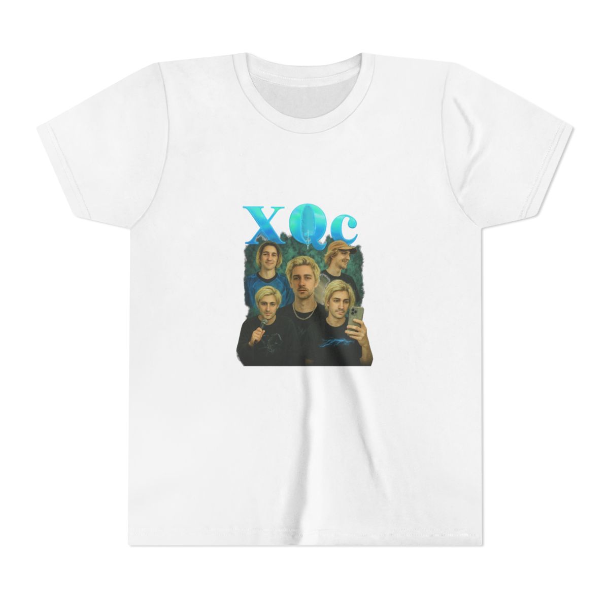 XQc 90s Retro Bootleg Gamer Twitch Kids T-Shirt